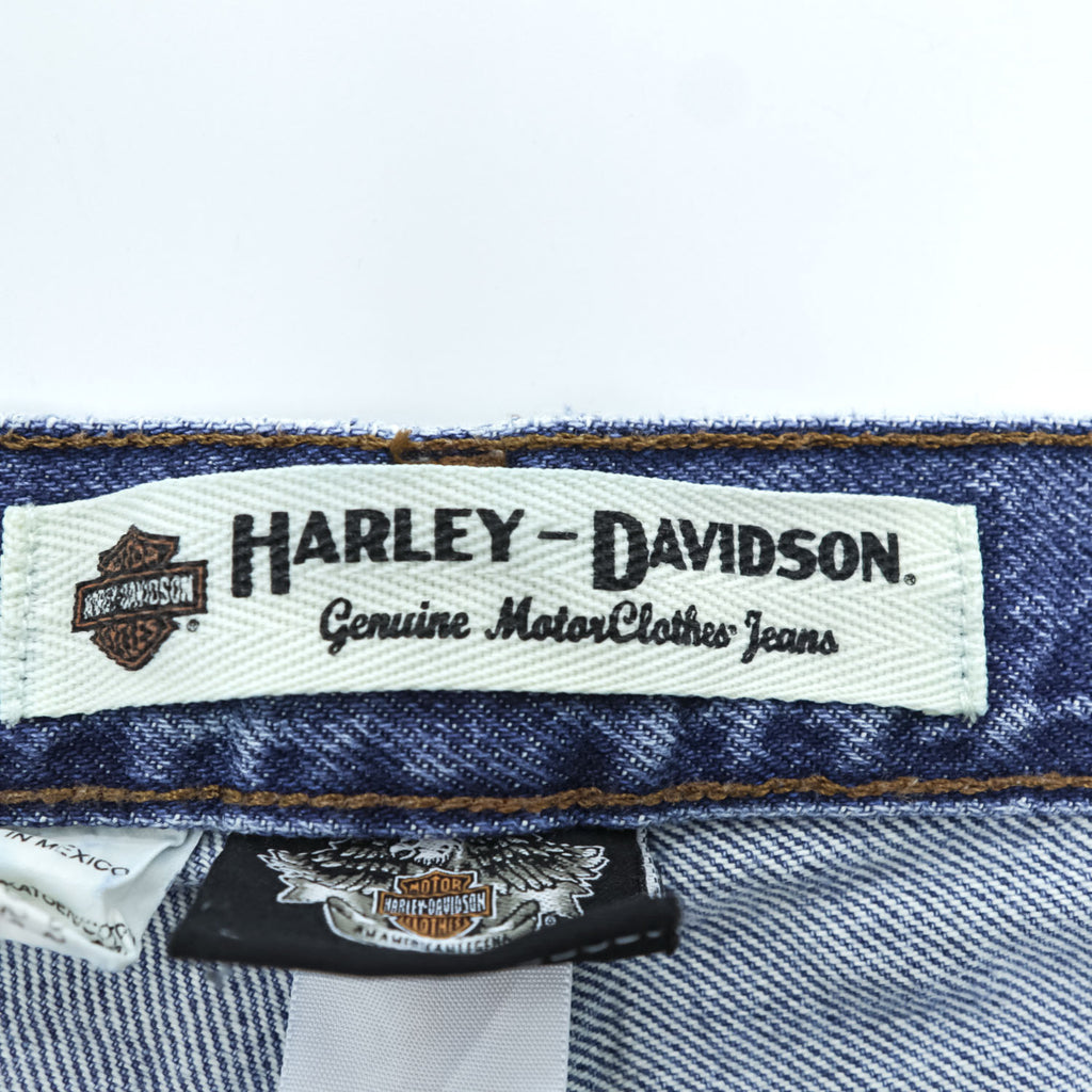 Harley-Davidson Genuine MotorClothes Men's Straight Leg Blue Jeans 32x30 Made in Mexico 99024-07VM