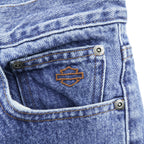Harley-Davidson Genuine MotorClothes Men's Straight Leg Blue Jeans 32x30 Made in Mexico 99024-07VM