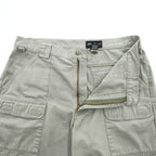 Eddie Bauer Men's Cotton Cargo Shorts Khaki Gray Size 35