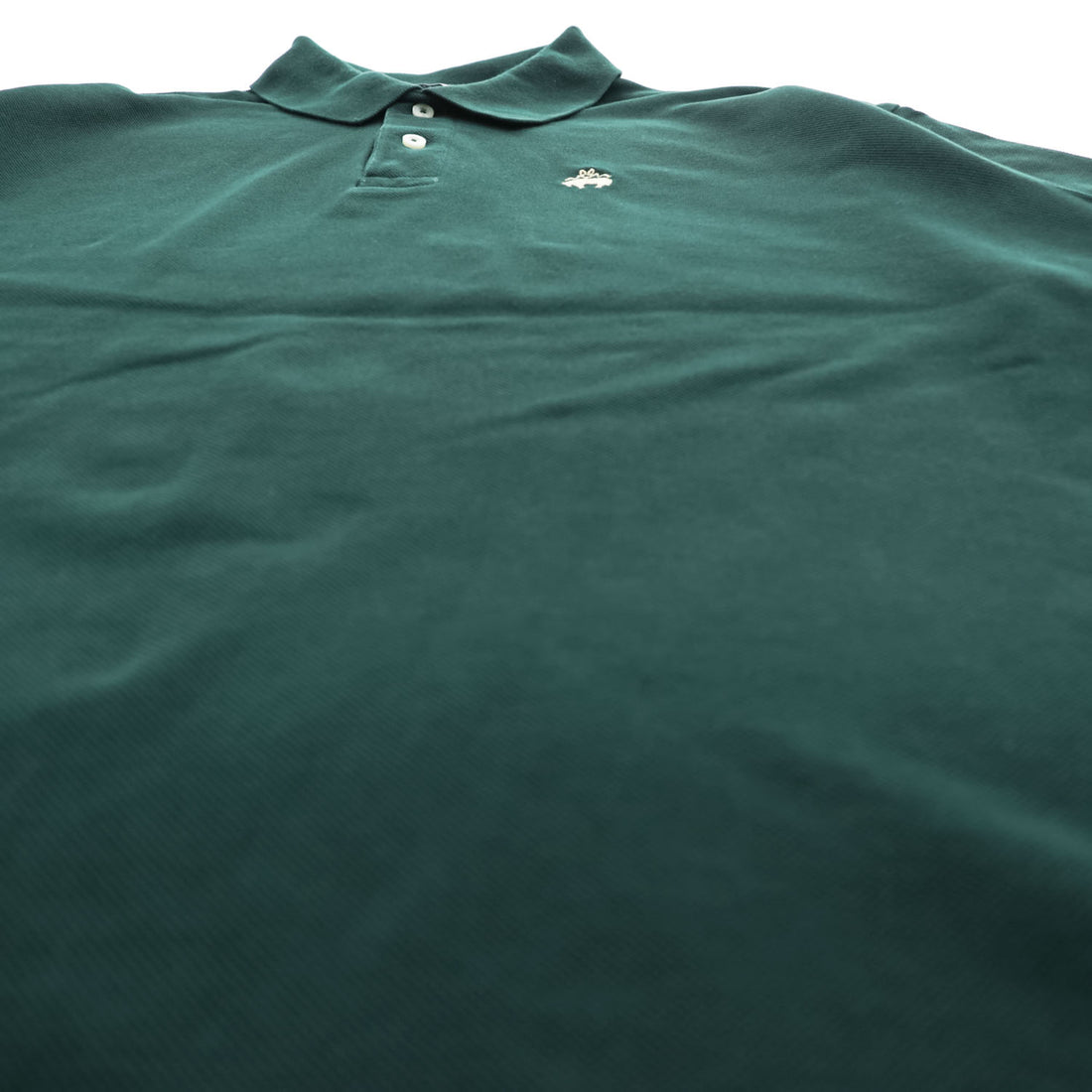Brooks Brothers Golden Fleece 90年代 USA製 ポロシャツ XL グリーン 鹿の子 ワンポイントロゴ
