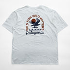 Patagonia Wild Fish Wild Waters Organic Cotton Graphic T-Shirt White Size M