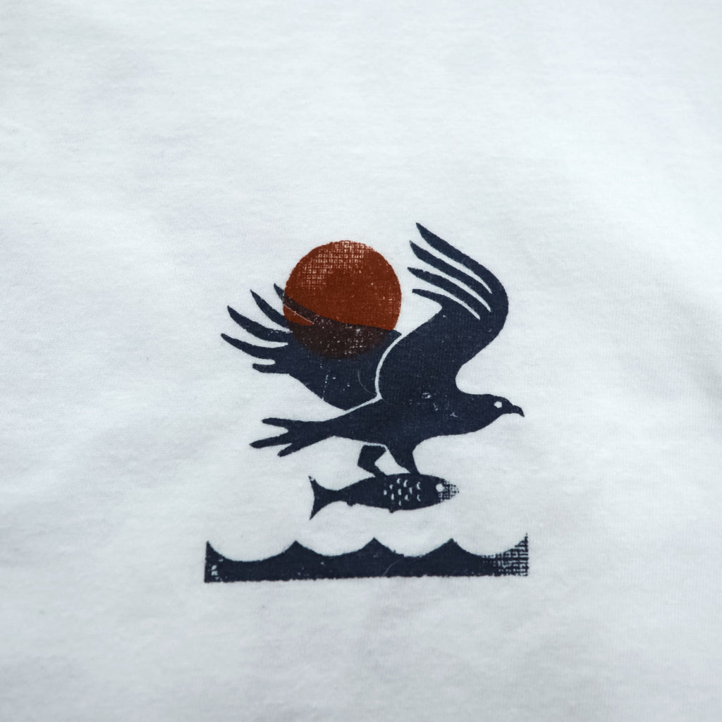 Patagonia Wild Fish Wild Waters Organic Cotton Graphic T-Shirt White Size M