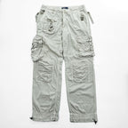 Polo by Ralph Lauren Multi-Pocket Cargo Pants Light Gray 32/32 Cotton