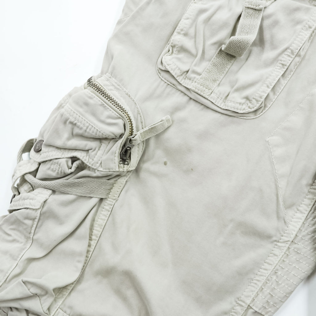 Polo by Ralph Lauren Multi-Pocket Cargo Pants Light Gray 32/32 Cotton