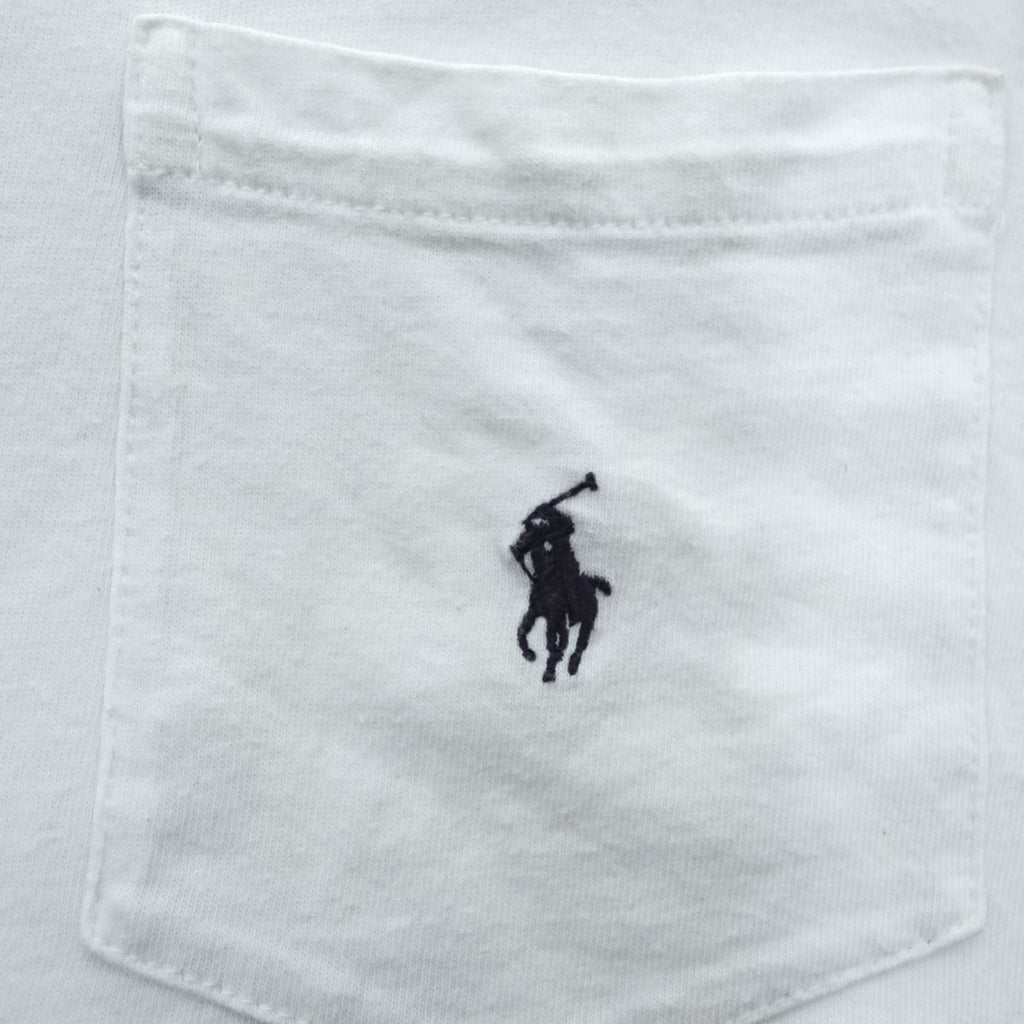 Polo by Ralph Lauren Pony Embroidered Pocket T-Shirt White XL