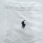 Polo by Ralph Lauren Pony Embroidered Pocket T-Shirt White XL