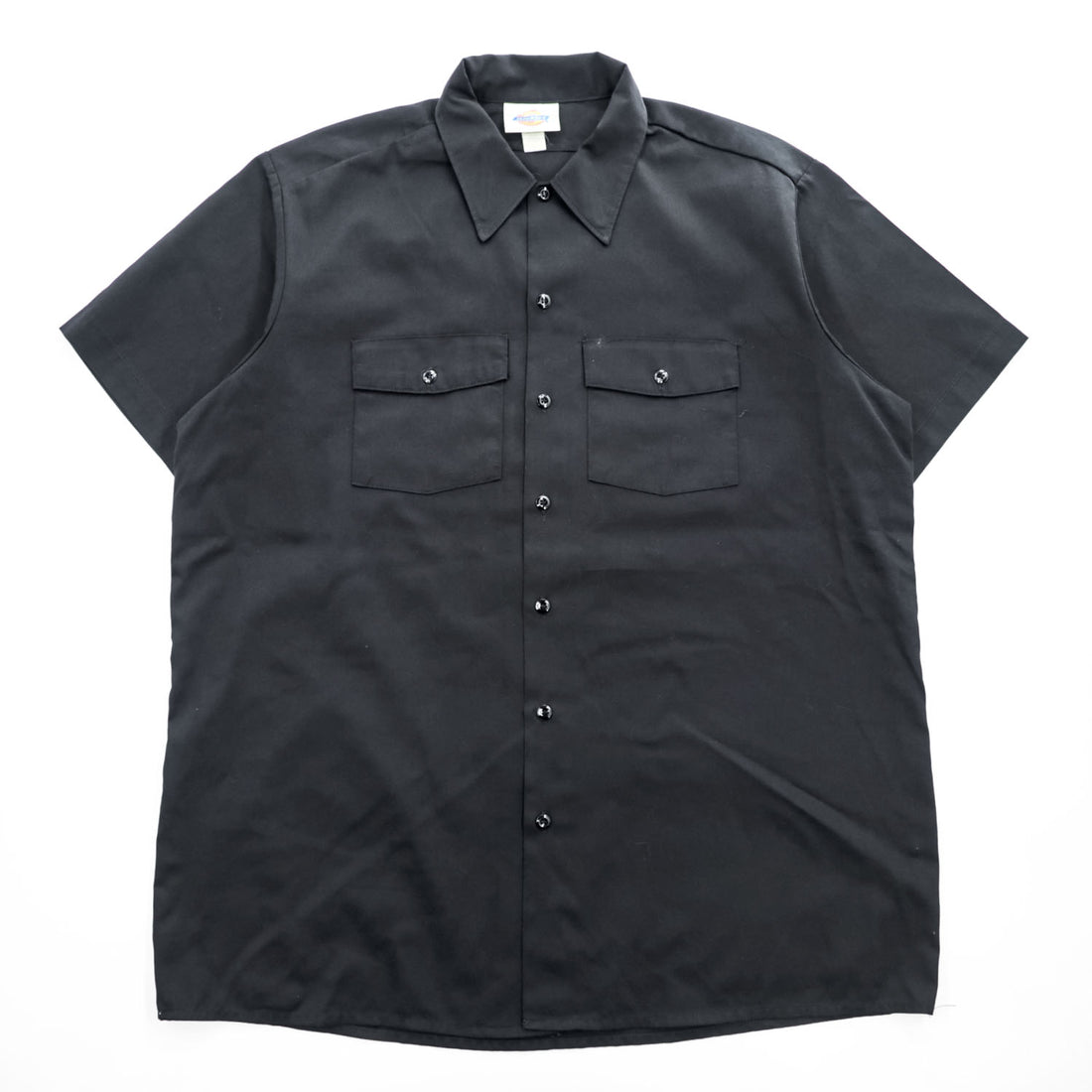 Vintage Dickies Made in USA Black Short Sleeve Work Shirt XL
