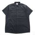 Vintage Dickies Made in USA Black Short Sleeve Work Shirt XL