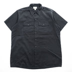 Vintage Dickies Made in USA Black Short Sleeve Work Shirt XL
