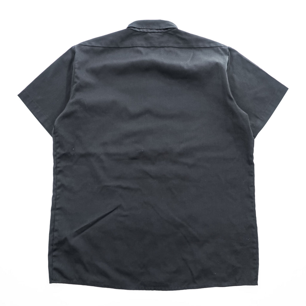 Vintage Dickies Made in USA Black Short Sleeve Work Shirt XL
