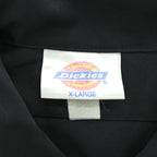 Vintage Dickies Made in USA Black Short Sleeve Work Shirt XL