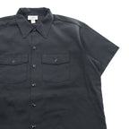 Vintage Dickies Made in USA Black Short Sleeve Work Shirt XL