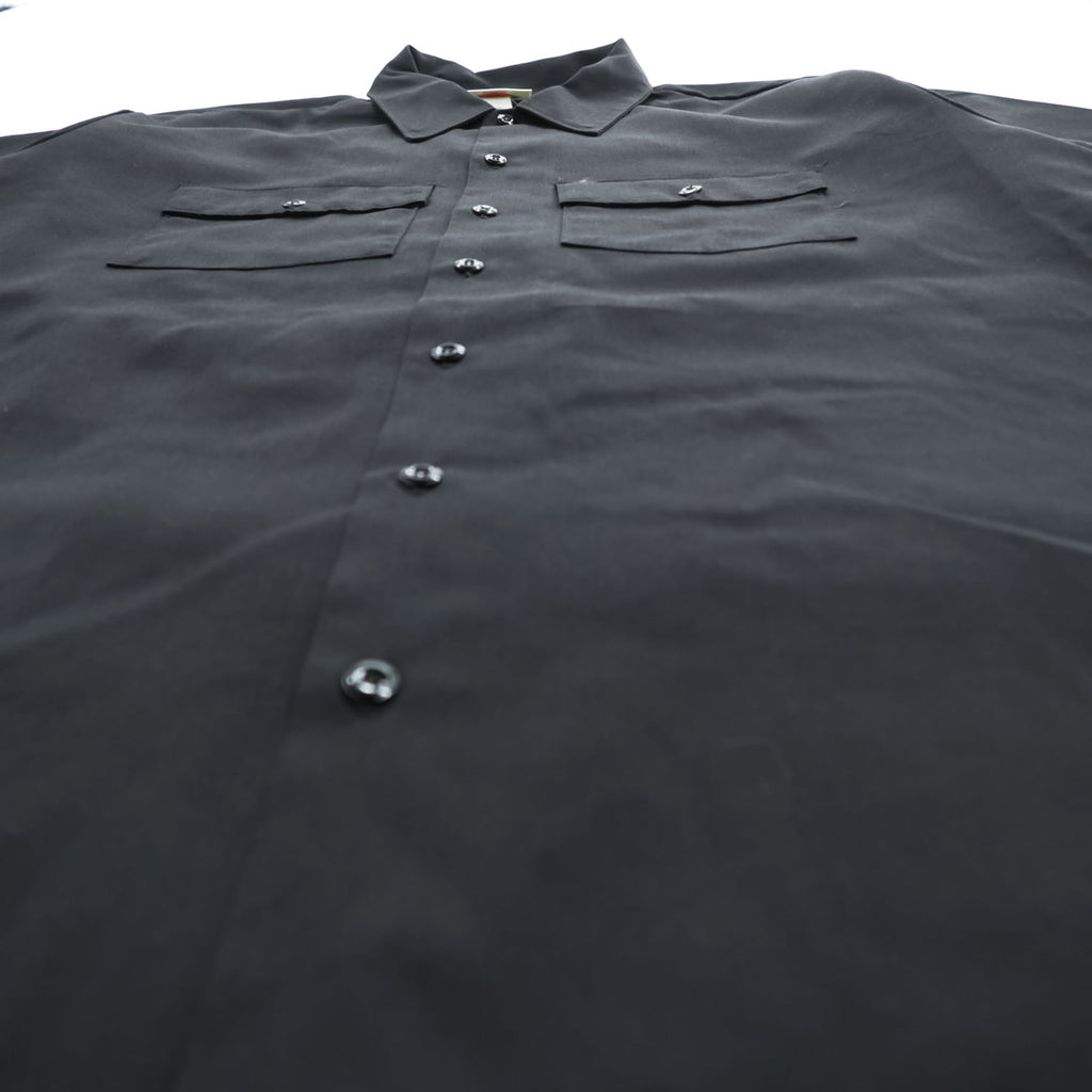 Vintage Dickies Made in USA Black Short Sleeve Work Shirt XL