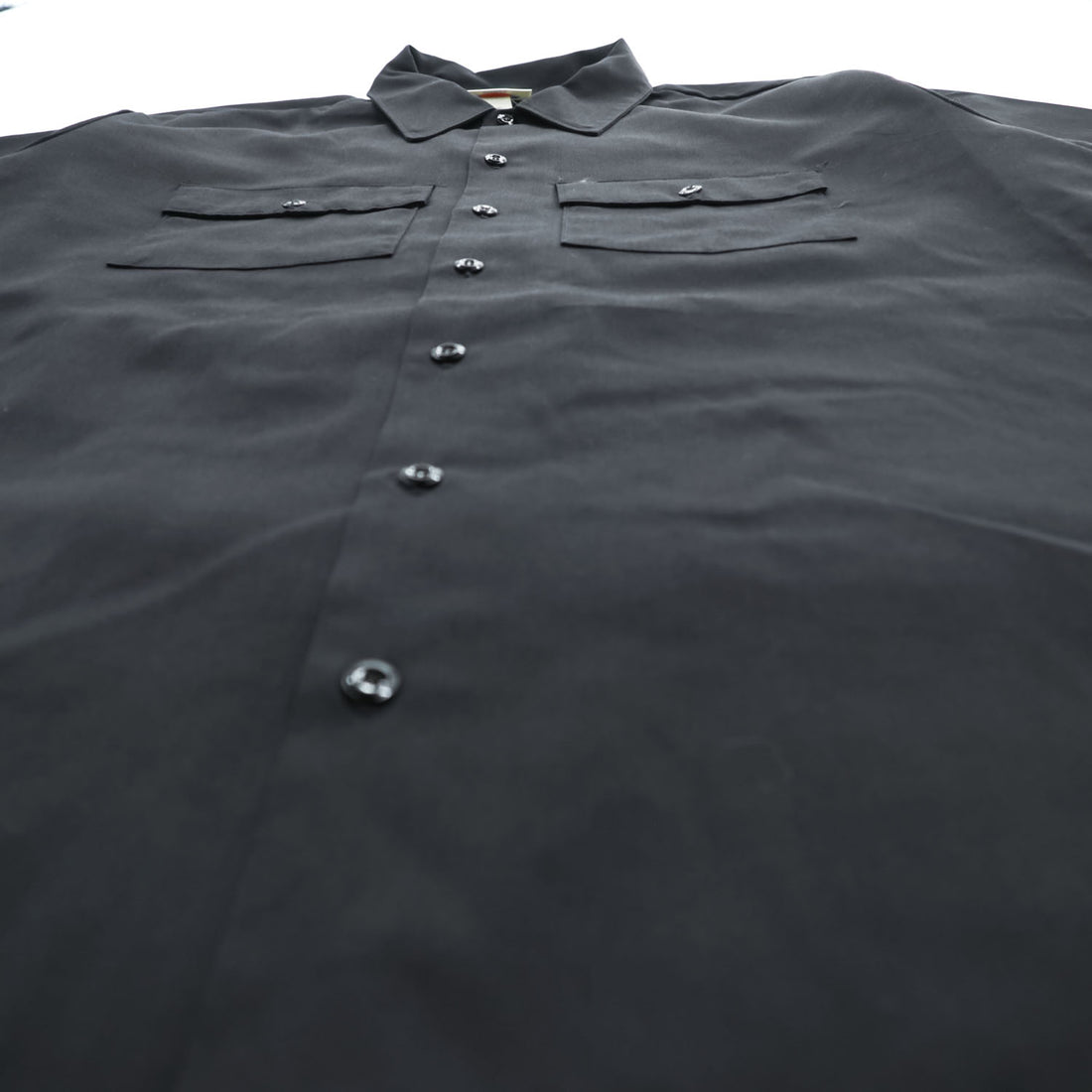 Vintage Dickies Made in USA Black Short Sleeve Work Shirt XL