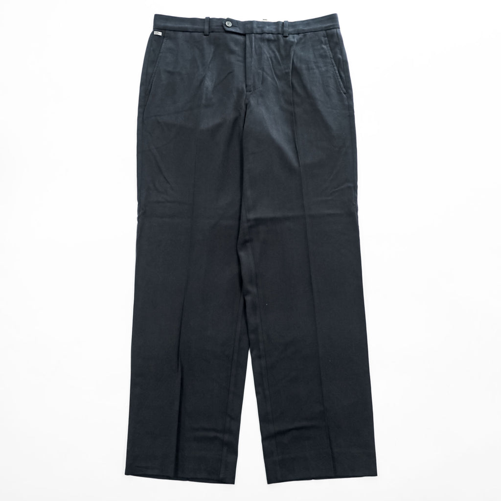 Tommy Bahama Silk Blend Herringbone Trousers Slacks Pants Black 36x32
