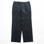 Tommy Bahama Silk Blend Herringbone Trousers Slacks Pants Black 36x32
