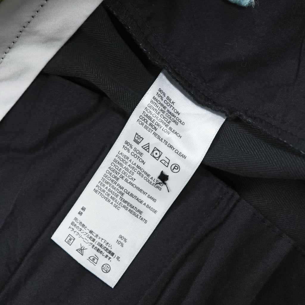 Tommy Bahama Silk Blend Herringbone Trousers Slacks Pants Black 36x32