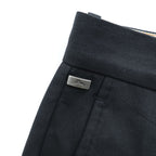 Tommy Bahama Silk Blend Herringbone Trousers Slacks Pants Black 36x32