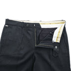 Tommy Bahama Silk Blend Herringbone Trousers Slacks Pants Black 36x32