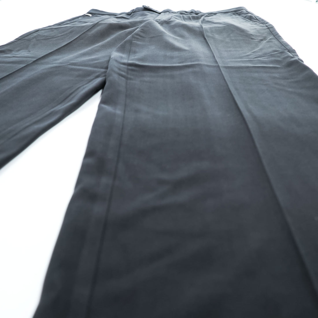 Tommy Bahama Silk Blend Herringbone Trousers Slacks Pants Black 36x32