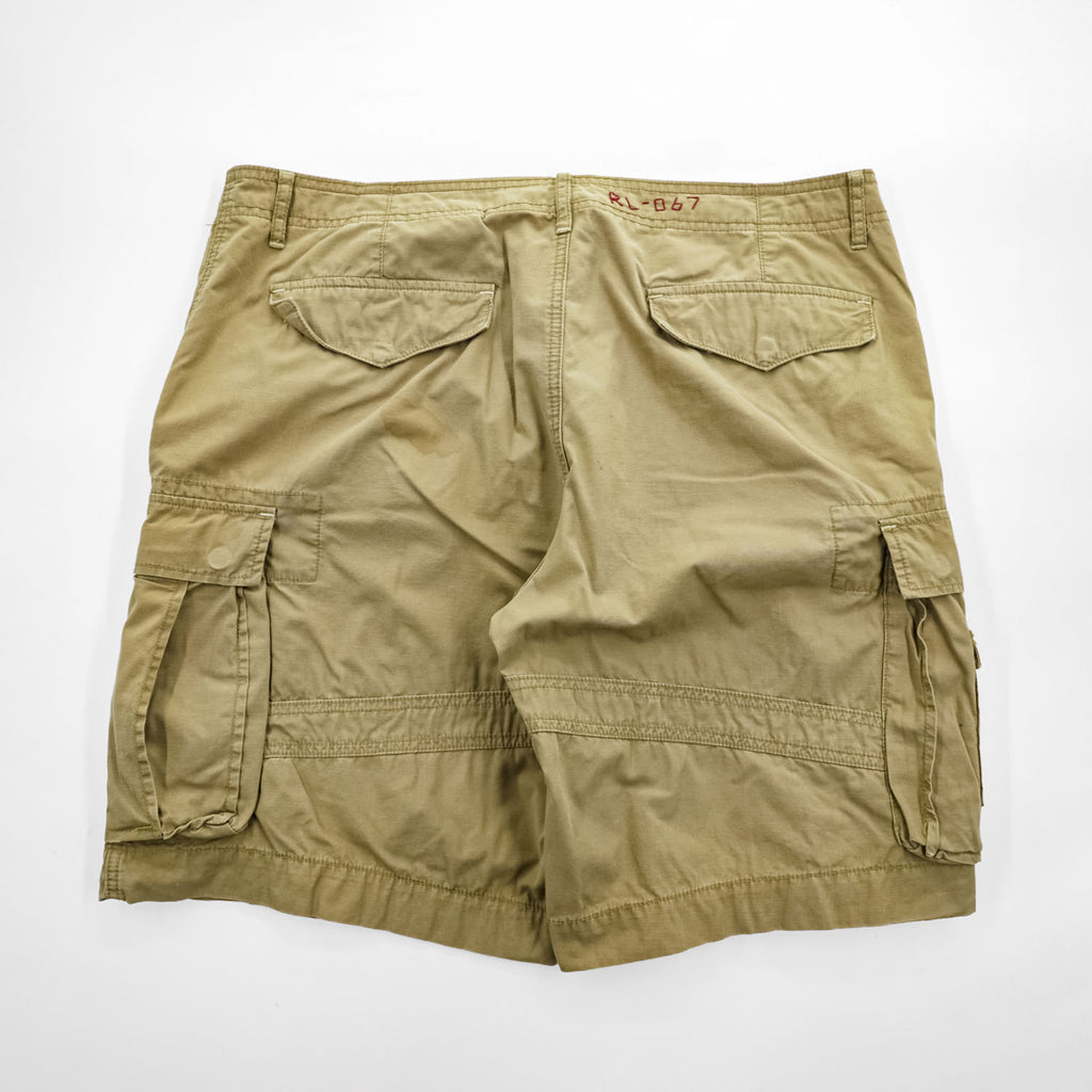 Polo by Ralph Lauren MIL-J-4863A Surplus Fit Cargo Shorts Khaki Size 40