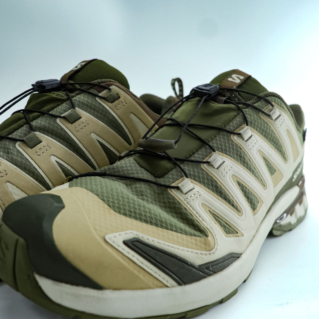 SALOMON XA PRO 3D GORE-TEX Trail Running Shoes Khaki Men's US 11