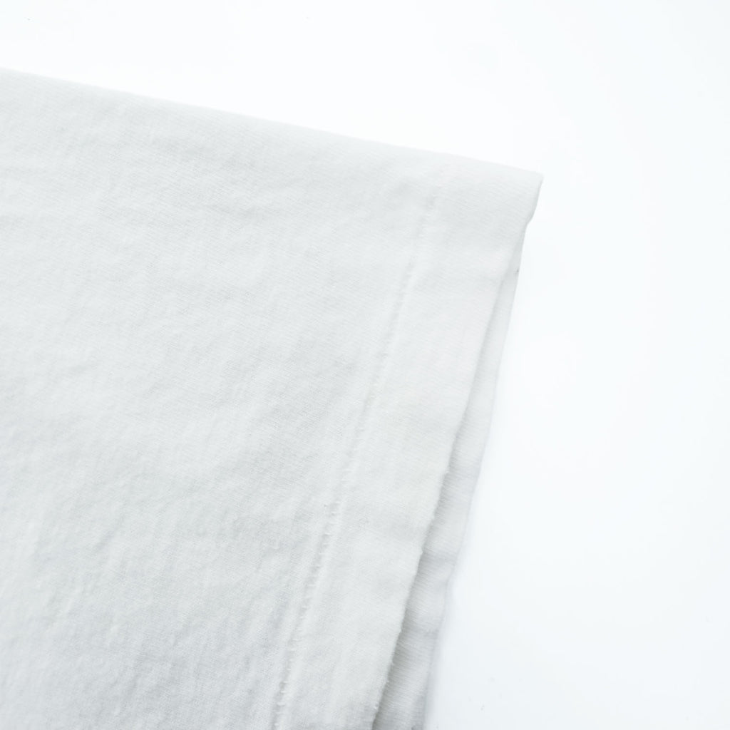 DUBBLE WORKS ( WAREHOUSE ) 日本製 Tシャツ L ホワイト シングルステッチ NAVY AA 染み込みプリント