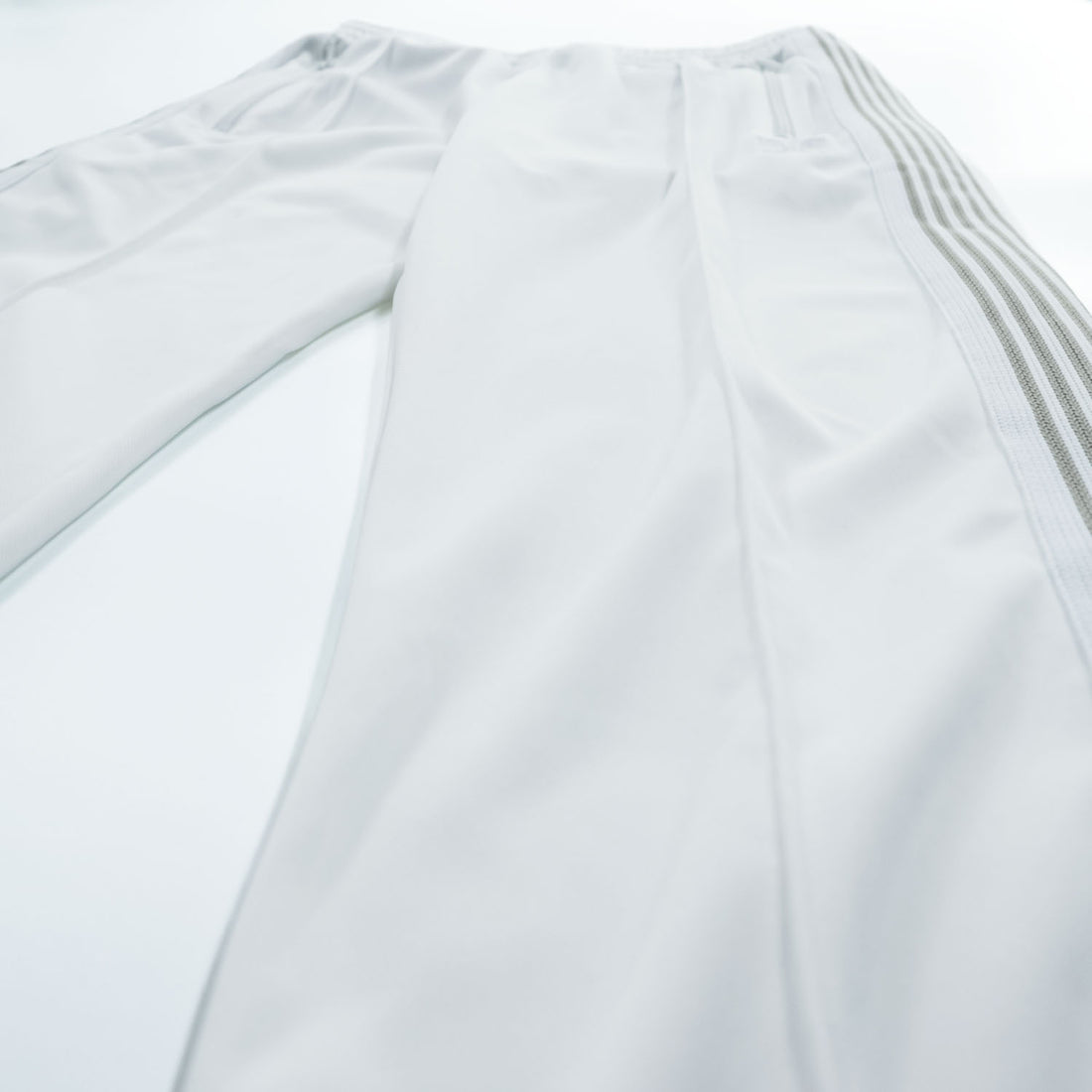 Needles 日本製 トラックパンツ ブーツカット ジャージ L ホワイト サイドライン IN183