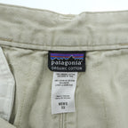 Patagonia オーガニックコットン ショートパンツ L ベージュ キャンバス SP11 ORGANIC COTTON 57227