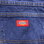 Dickies 5ポケット ストレートデニムパンツ 38×32 インディゴ ブルー ジーンズ C993RNB