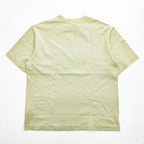 AURALEE 日本製 ポケット Tシャツ L イエロー SUPER FINE COTTON SALT SHRINK PIQUE BIG TEE サイドスリット A22ST02EK 未使用品