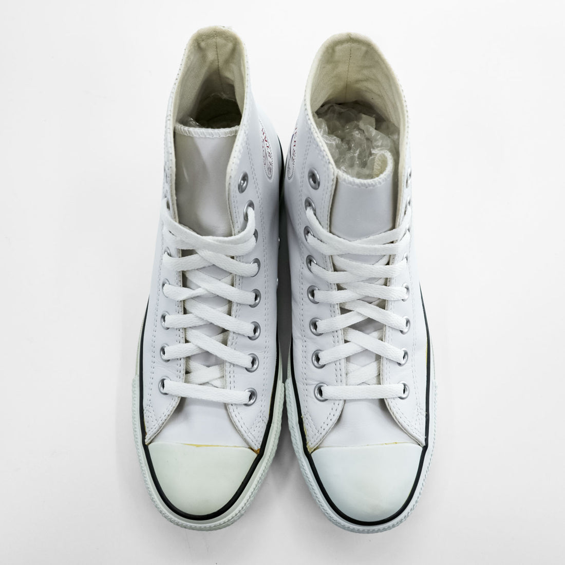 CONVERSE オールスター ALL STAR レザー ハイカットスニーカー 26cm ホワイト 1B907