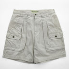 Eddie Bauer カーゴショーツ ブッシュ ショートパンツ L ベージュ キャンバス 3805