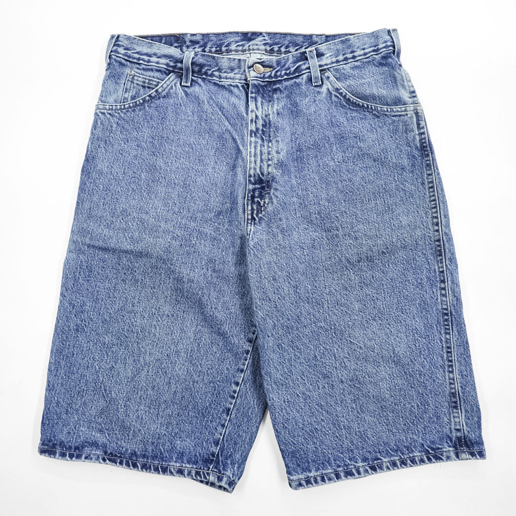 Dickies 90年代 デニム ペインターショーツ ショートパンツ ハーフパンツ L インディゴ ブルー 圧着タグ 55280SDD