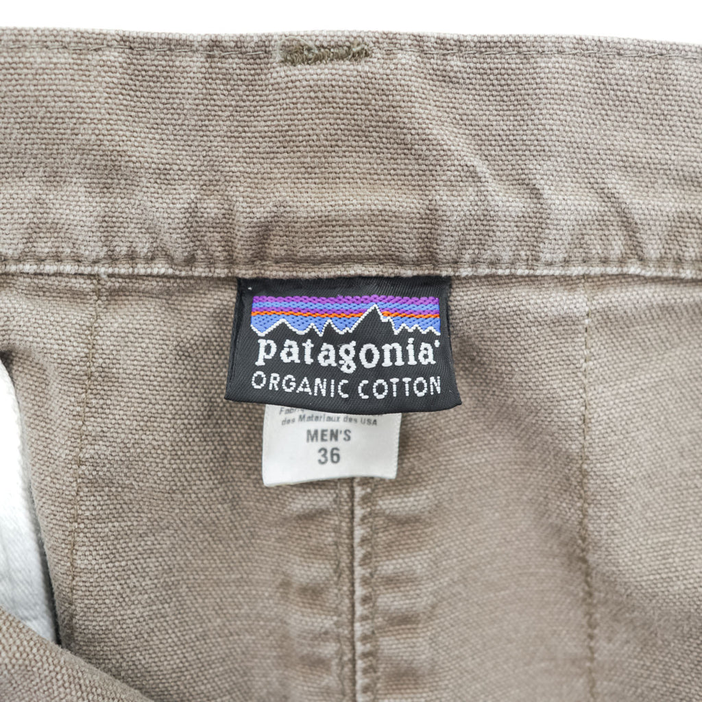 Patagonia 00年代 ヴィンテージ オーガニックコットン ショーツ ショートパンツ L ブラウン キャンバス 05年製 ダック地 ORGANIC COTTON 57226S5