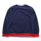 Polo Ralph Lauren クルーネック スウェット トレーナー XL レッド ネイビー リブライン