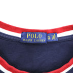 Polo Ralph Lauren クルーネック スウェット トレーナー XL レッド ネイビー リブライン