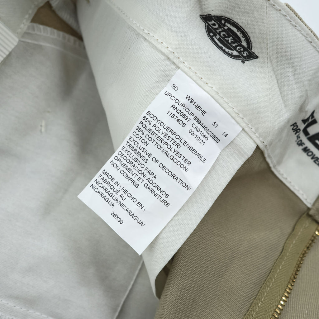 Dickies 874 ORIGINAL FIT FLEX ワークパンツ チノパンツ 36 x 30 ベージュ 11874DS 未使用品