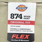 Dickies 874 ORIGINAL FIT FLEX ワークパンツ チノパンツ 36 x 30 ベージュ 11874DS 未使用品