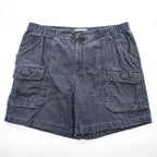Columbia Men's Cotton Cargo Shorts Size L Navy Gray 2000s