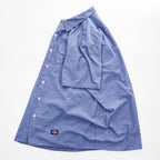 Dickies 90年代 USA製 ヴィンテージ シャンブレー 半袖ワークシャツ XL ブルー ダブルポケット