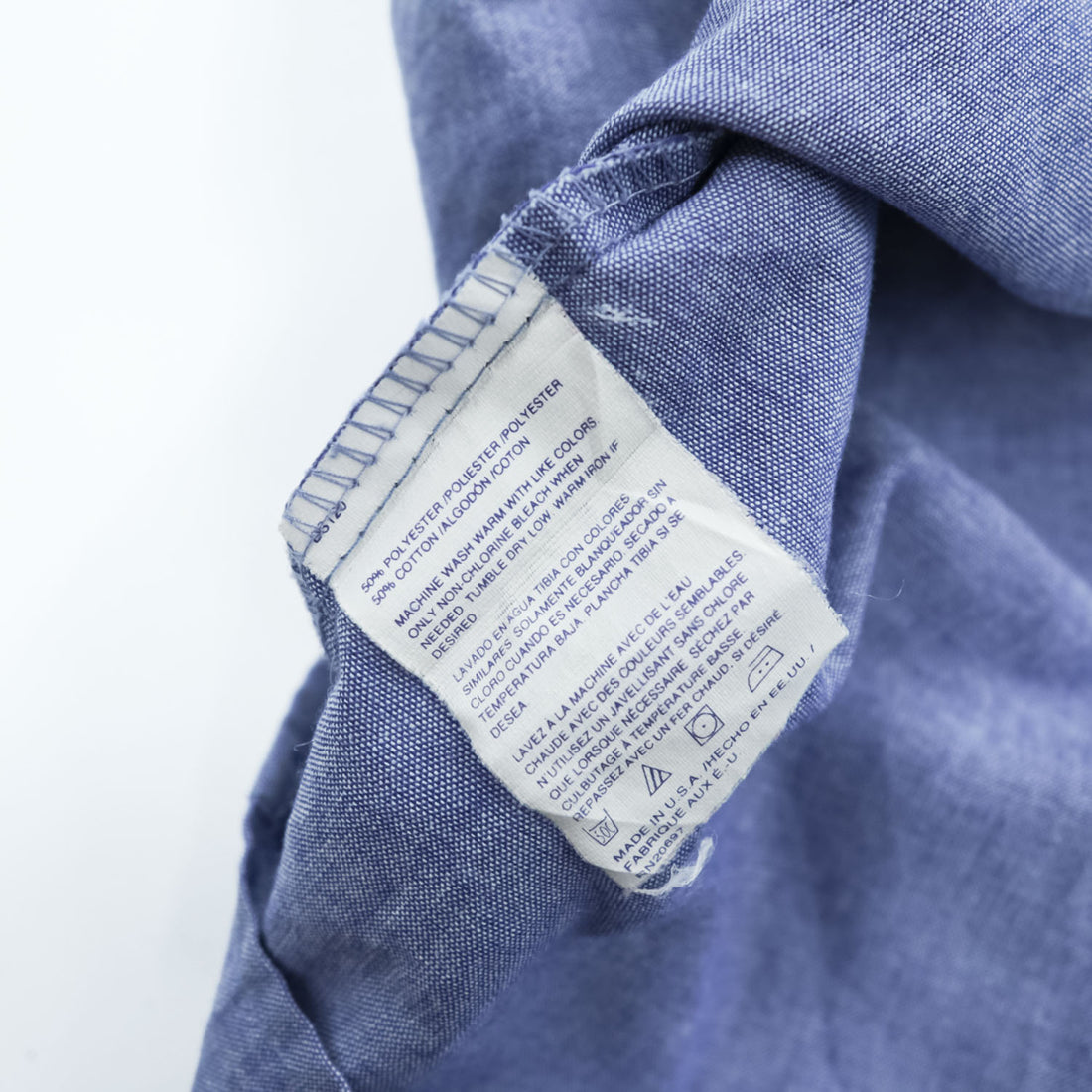 Dickies 90年代 USA製 ヴィンテージ シャンブレー 半袖ワークシャツ XL ブルー ダブルポケット