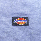 Dickies 90年代 USA製 ヴィンテージ シャンブレー 半袖ワークシャツ XL ブルー ダブルポケット
