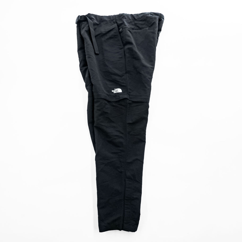 THE NORTH FACE Men's Black Nylon Zip-Off Convertible Pants 36x32 UPF
