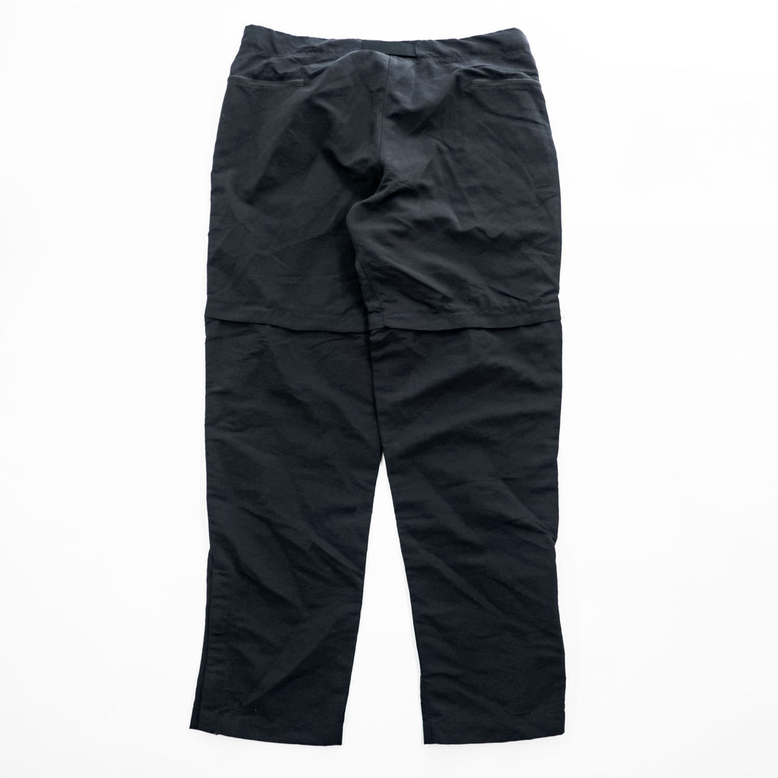 THE NORTH FACE Men's Black Nylon Zip-Off Convertible Pants 36x32 UPF