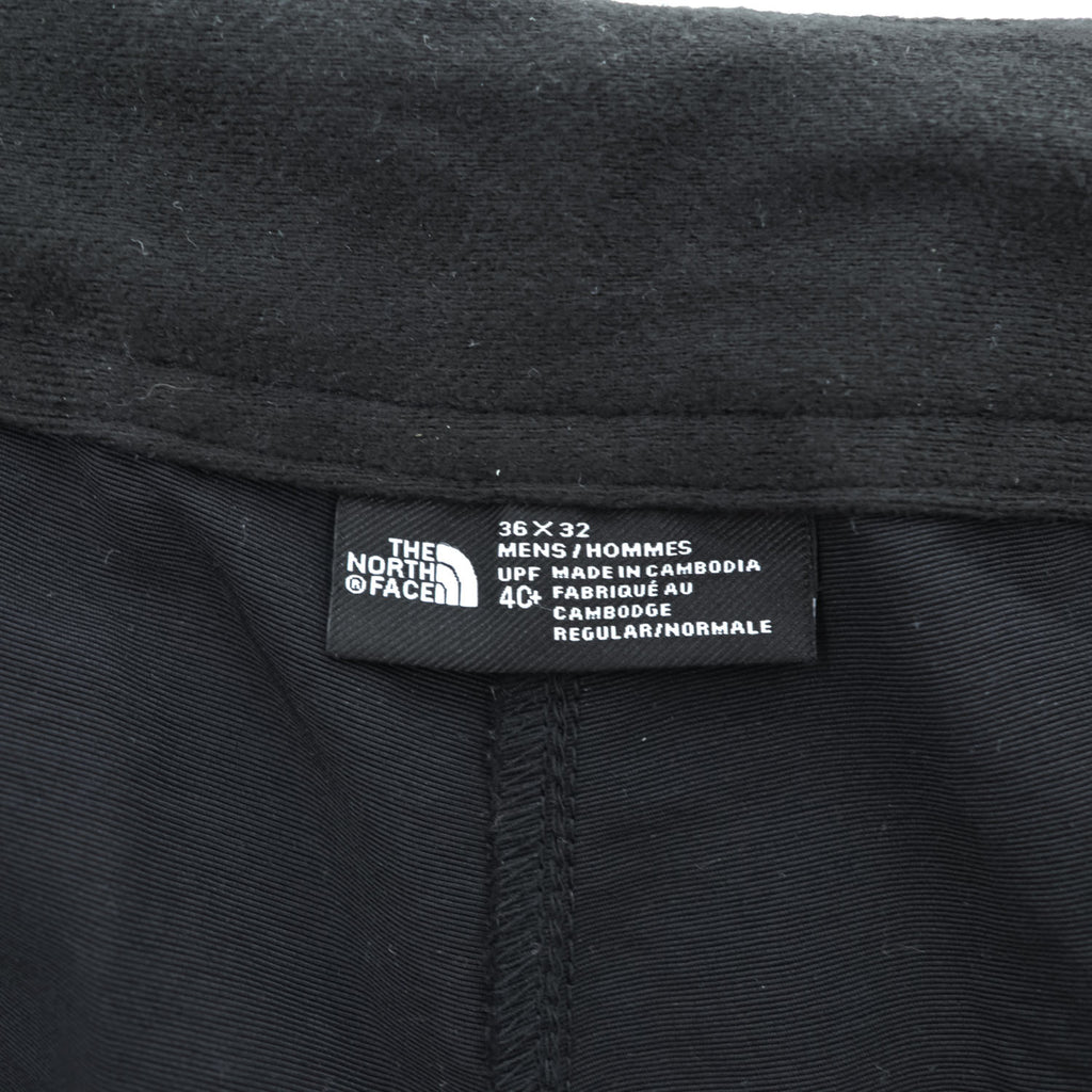 THE NORTH FACE Men's Black Nylon Zip-Off Convertible Pants 36x32 UPF