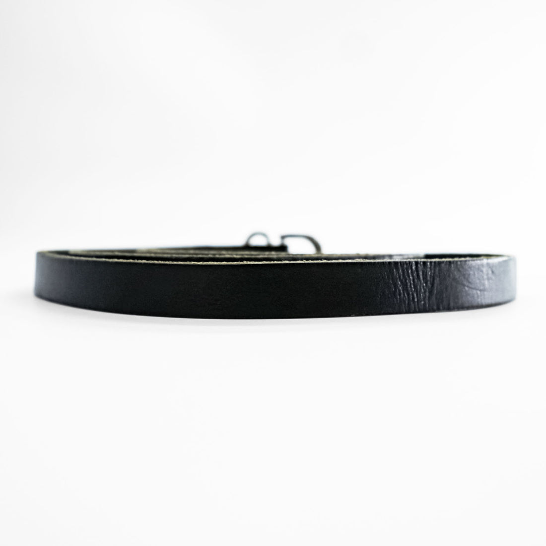 Hender Scheme ナロー レザーベルト 本革 ロング tail belt ブラック シルバーバックル