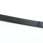 Hender Scheme ナロー レザーベルト 本革 ロング tail belt ブラック シルバーバックル