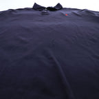 1990s Polo by Ralph Lauren Pony Embroidered Navy Short Sleeve Polo Shirt XL Made in Philippines
