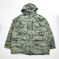 PROPPER INTERNATIONAL 00年代 USAF 米軍 APECS ABUパーカー ミリタリージャケット XL カーキ グリーン ゴアテックス GORE-TEX 防水 ドローコード フード収納 デジタルタイガーカモ 8415-01-547-3562